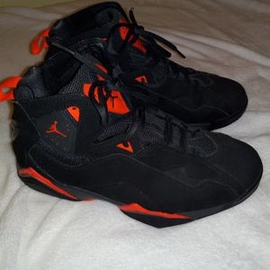 Pink and Black Mens Jordan Sneakers 8.5